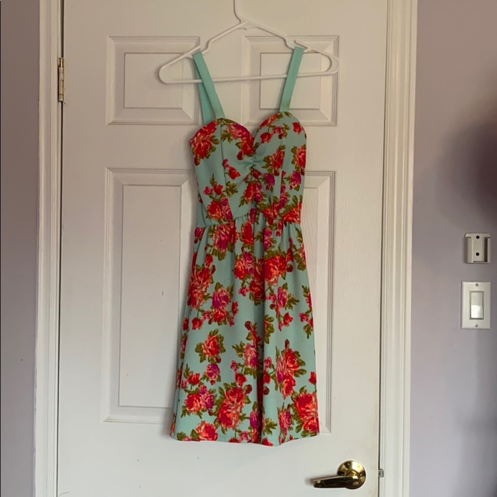 Light blue flower dress